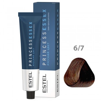 Крем-краска PRINCESS ESSEX 6/7 Темно-русый коричневый 60 мл